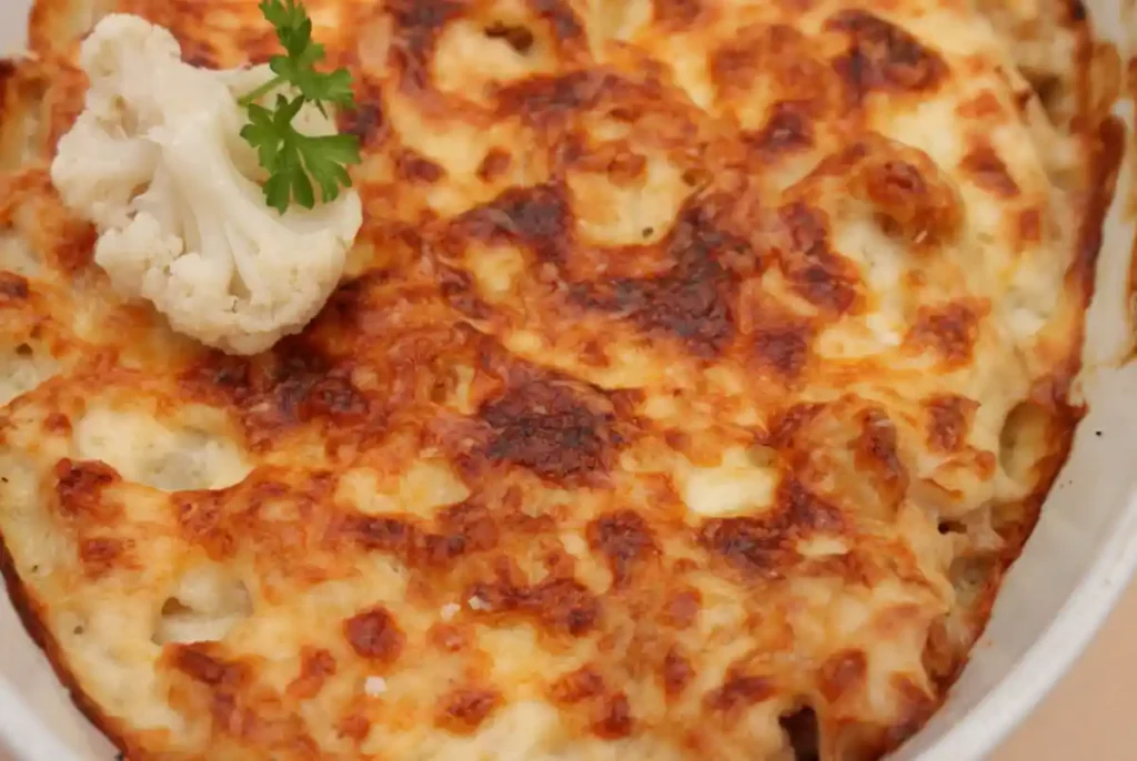 Gratin de Chou-Fleur au Chorizo au Thermomix